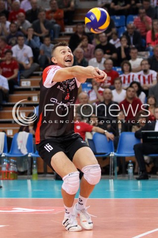  11.10.2013 RZESZOW<br />SIATKOWKA PLUS LIGA 2013/2014 MEN VOLLEYBALL POLAND POLISH PLUSLIGA LEAGUE SEASON 2013/2014 <br />MECZ ASSECO RESOVIA RZESZOW - BBTS BIELSKO BIALA <br />N/Z KRZYSZTOF IGNACZAK SYLWETKA<br /> 