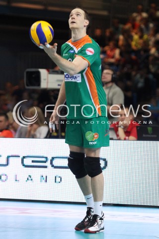  11.10.2013 RZESZOW<br />SIATKOWKA PLUS LIGA 2013/2014 MEN VOLLEYBALL POLAND POLISH PLUSLIGA LEAGUE SEASON 2013/2014 <br />MECZ ASSECO RESOVIA RZESZOW - BBTS BIELSKO BIALA <br />N/Z JOSE LUIS GONZALEZ SYLWETKA<br /> 
