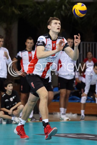 11.10.2013 RZESZOW<br />SIATKOWKA PLUS LIGA 2013/2014 MEN VOLLEYBALL POLAND POLISH PLUSLIGA LEAGUE SEASON 2013/2014 <br />MECZ ASSECO RESOVIA RZESZOW - BBTS BIELSKO BIALA <br />N/Z PIOTR NOWAKOWSKI SYLWETKA<br /> 