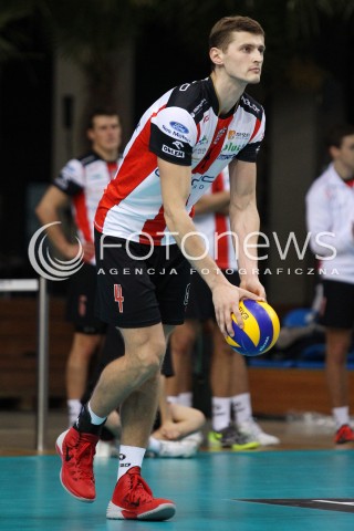 11.10.2013 RZESZOW<br />SIATKOWKA PLUS LIGA 2013/2014 MEN VOLLEYBALL POLAND POLISH PLUSLIGA LEAGUE SEASON 2013/2014 <br />MECZ ASSECO RESOVIA RZESZOW - BBTS BIELSKO BIALA <br />N/Z PIOTR NOWAKOWSKI SYLWETKA<br /> 