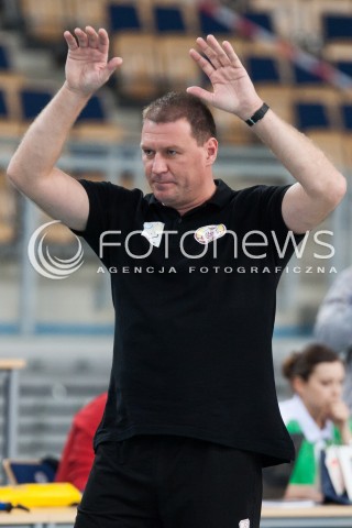  12.10.2013 LODZSIATKOWKA ORLEN LIGA SEZON 2013/2014 VOLLEYBALL POLISH SEASON BUDOWLANI LODZ - IMPEL WROCLAW N/Z ADAM GRABOWSKI TRENER SYLWETKA   