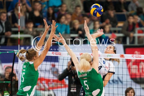  12.10.2013 LODZSIATKOWKA ORLEN LIGA SEZON 2013/2014 VOLLEYBALL POLISH SEASON BUDOWLANI LODZ - IMPEL WROCLAW N/Z ANITA KWIATKOWSKA   