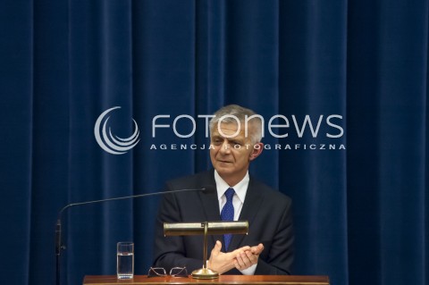  22.10.2013 WARSZAWA MAREK BELKA NA UNIWERSYTECIE WARSZAWSKIM N/Z MAREK BELKA  