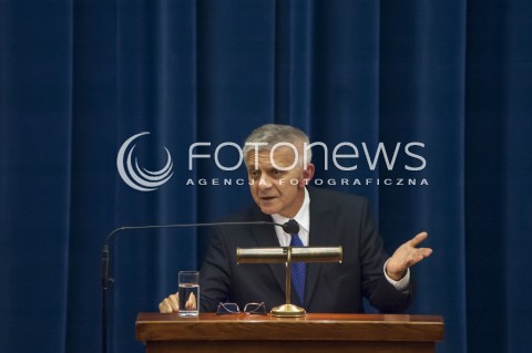  22.10.2013 WARSZAWA MAREK BELKA NA UNIWERSYTECIE WARSZAWSKIM N/Z MAREK BELKA  