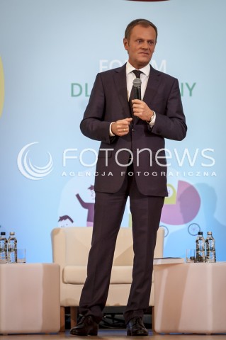  23.10.2013 WARSZAWA FORUM DLA RODZINY Z UDZIALEM PREMIERA DONALDA TUSKA N/Z PREMIER DONALD TUSK  