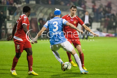 25.10.2013 LODZ PILKA NOZNA T-MOBILE EKSTRAKLASA SEZON 2013/2014 FOOTBALL POLISH EKSTRAKLASA SEASON WIDZEW LODZ - CRACOVIA KRAKOW N/Z LEIMONAS POVILAS   