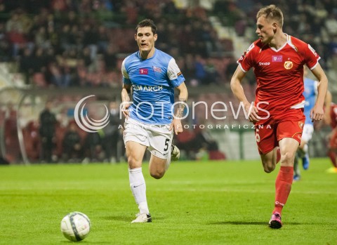  25.10.2013 LODZ PILKA NOZNA T-MOBILE EKSTRAKLASA SEZON 2013/2014 FOOTBALL POLISH EKSTRAKLASA SEASON WIDZEW LODZ - CRACOVIA KRAKOW N/Z EDUARDS VISNIAKOVS MATEUSZ ZYTKO   
