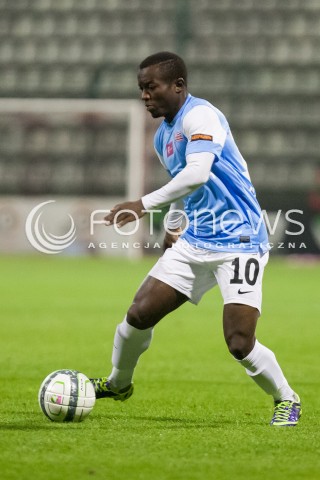  25.10.2013 LODZ PILKA NOZNA T-MOBILE EKSTRAKLASA SEZON 2013/2014 FOOTBALL POLISH EKSTRAKLASA SEASON WIDZEW LODZ - CRACOVIA KRAKOW N/Z SAIDI NTIBAZONKIZA SYLWETKA  