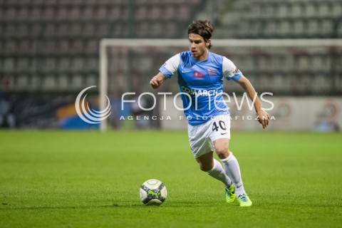  25.10.2013 LODZ PILKA NOZNA T-MOBILE EKSTRAKLASA SEZON 2013/2014 FOOTBALL POLISH EKSTRAKLASA SEASON WIDZEW LODZ - CRACOVIA KRAKOW N/Z ROK STRAUS SYLWETKA   