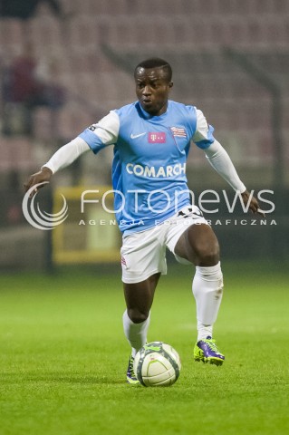  25.10.2013 LODZ PILKA NOZNA T-MOBILE EKSTRAKLASA SEZON 2013/2014 FOOTBALL POLISH EKSTRAKLASA SEASON WIDZEW LODZ - CRACOVIA KRAKOW N/Z SAIDI NTIBAZONKIZA SYLWETKA   