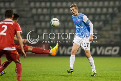  25.10.2013 LODZ PILKA NOZNA T-MOBILE EKSTRAKLASA SEZON 2013/2014 FOOTBALL POLISH EKSTRAKLASA SEASON WIDZEW LODZ - CRACOVIA KRAKOW N/Z SEBASTIAN STEBLECKI   