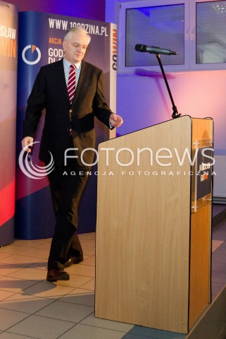  27.10.2013 RZESZOW<br />
KONWENCJA REGIONALNA JAROSLAWA GOWINA PT. GODZINA DLA POLSKI W RZESZOWIE<br />
N/Z JAROSLAW GOWIN<br />
 