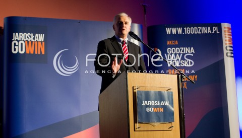  27.10.2013 RZESZOW<br />
KONWENCJA REGIONALNA JAROSLAWA GOWINA PT. GODZINA DLA POLSKI W RZESZOWIE<br />
N/Z JAROSLAW GOWIN<br />
 