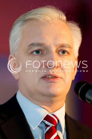  27.10.2013 RZESZOW<br />KONWENCJA REGIONALNA JAROSLAWA GOWINA PT. GODZINA DLA POLSKI W RZESZOWIE<br />N/Z JAROSLAW GOWIN GLOWKA PORTRET SYLWETKA<br /> 