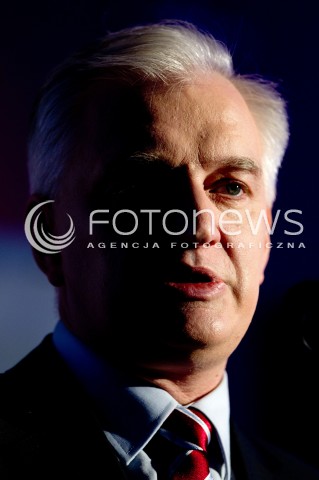  27.10.2013 RZESZOW<br />KONWENCJA REGIONALNA JAROSLAWA GOWINA PT. GODZINA DLA POLSKI W RZESZOWIE<br />N/Z JAROSLAW GOWIN GLOWKA PORTRET SYLWETKA<br /> 