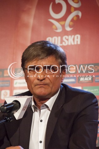  29.10.2013 WARSZAWA KONFERENCJA PZPN Z UDZIALEM NOWEGO SELEKCJONERA REPREZENTACJI POLSKI ADAMA NAWALKI I PREZESA PZPN ZBIGNIEWA BONKA N/Z ADAM NAWALKA  