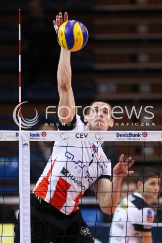  30.10.2013 RZESZOW POLAND<br />SIATKOWKA LIGA MISTRZOW MEN CEV VOLLEYBALL CHAMPIONS LEAGUE 2013 MATCH<br />ASSECO RESOVIA - BUDVANSKA RIVIJERA BUDVA<br />N/Z DAWID KONARSKI SYLWETKA <br /> 