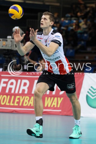  30.10.2013 RZESZOW POLAND<br />SIATKOWKA LIGA MISTRZOW MEN CEV VOLLEYBALL CHAMPIONS LEAGUE 2013 MATCH<br />ASSECO RESOVIA - BUDVANSKA RIVIJERA BUDVA<br />N/Z PIOTR NOWAKOWSKI SYLWETKA <br /> 