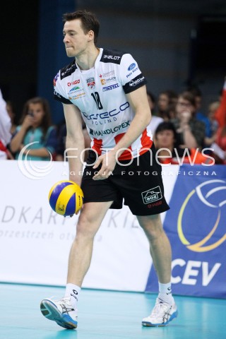  30.10.2013 RZESZOW POLAND<br />SIATKOWKA LIGA MISTRZOW MEN CEV VOLLEYBALL CHAMPIONS LEAGUE 2013 MATCH<br />ASSECO RESOVIA - BUDVANSKA RIVIJERA BUDVA<br />N/Z JOCHEN SCHOPS SYLWETKA <br /> 