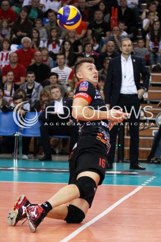  30.10.2013 RZESZOW POLAND<br />SIATKOWKA LIGA MISTRZOW MEN CEV VOLLEYBALL CHAMPIONS LEAGUE 2013 MATCH<br />ASSECO RESOVIA - BUDVANSKA RIVIJERA BUDVA<br />N/Z KRZYSZTOF IGNACZAK <br /> 