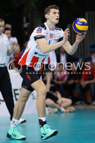  30.10.2013 RZESZOW POLAND<br />SIATKOWKA LIGA MISTRZOW MEN CEV VOLLEYBALL CHAMPIONS LEAGUE 2013 MATCH<br />ASSECO RESOVIA - BUDVANSKA RIVIJERA BUDVA<br />N/Z PIOTR NOWAKOWSKI SYLWETKA <br /> 
