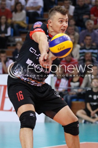  30.10.2013 RZESZOW POLAND<br />SIATKOWKA LIGA MISTRZOW MEN CEV VOLLEYBALL CHAMPIONS LEAGUE 2013 MATCH<br />ASSECO RESOVIA - BUDVANSKA RIVIJERA BUDVA<br />N/Z KRZYSZTOF IGNACZAK<br /> 