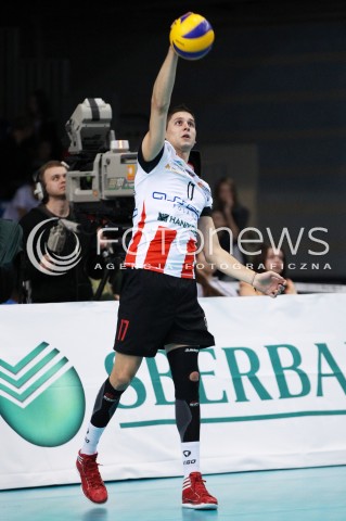  30.10.2013 RZESZOW POLAND<br />SIATKOWKA LIGA MISTRZOW MEN CEV VOLLEYBALL CHAMPIONS LEAGUE 2013 MATCH<br />ASSECO RESOVIA - BUDVANSKA RIVIJERA BUDVA<br />N/Z NIKOLAY PENCZEV PENCHEV SYLWETKA <br /> 