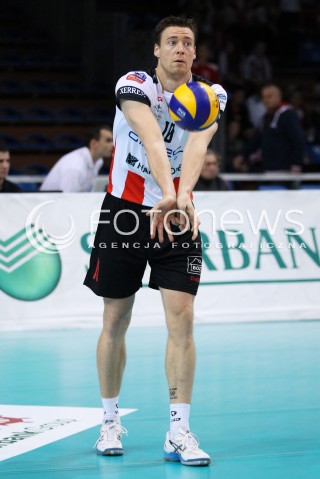  30.10.2013 RZESZOW POLAND<br />SIATKOWKA LIGA MISTRZOW MEN CEV VOLLEYBALL CHAMPIONS LEAGUE 2013 MATCH<br />ASSECO RESOVIA - BUDVANSKA RIVIJERA BUDVA<br />N/Z JOCHEN SCHOPS SYLWETKA <br /> 