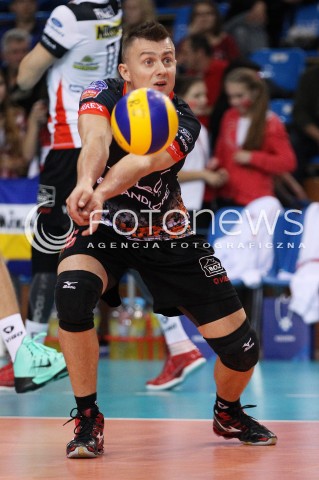  30.10.2013 RZESZOW POLAND<br />SIATKOWKA LIGA MISTRZOW MEN CEV VOLLEYBALL CHAMPIONS LEAGUE 2013 MATCH<br />ASSECO RESOVIA - BUDVANSKA RIVIJERA BUDVA<br />N/Z KRZYSZTOF IGNACZAK SYLWETKA <br /> 