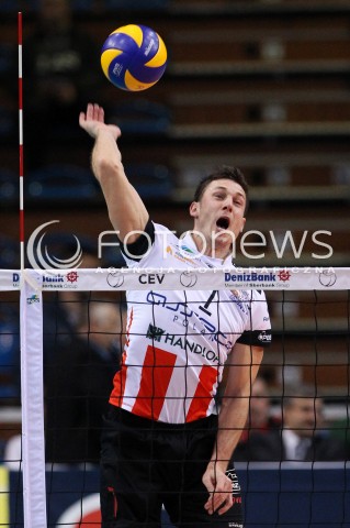  30.10.2013 RZESZOW POLAND<br />SIATKOWKA LIGA MISTRZOW MEN CEV VOLLEYBALL CHAMPIONS LEAGUE 2013 MATCH<br />ASSECO RESOVIA - BUDVANSKA RIVIJERA BUDVA<br />N/Z OLIEG ACHREM <br /> 