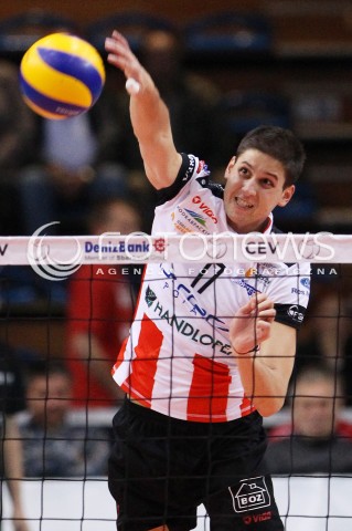  30.10.2013 RZESZOW POLAND<br />SIATKOWKA LIGA MISTRZOW MEN CEV VOLLEYBALL CHAMPIONS LEAGUE 2013 MATCH<br />ASSECO RESOVIA - BUDVANSKA RIVIJERA BUDVA<br />N/Z NIKOLAY PENCZEV PENCHEV <br /> 