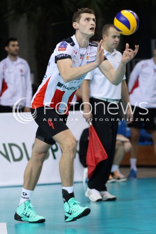  30.10.2013 RZESZOW POLAND<br />SIATKOWKA LIGA MISTRZOW MEN CEV VOLLEYBALL CHAMPIONS LEAGUE 2013 MATCH<br />ASSECO RESOVIA - BUDVANSKA RIVIJERA BUDVA<br />N/Z KRZYSZTOF IGNACZAK SYLWETKA <br /> 