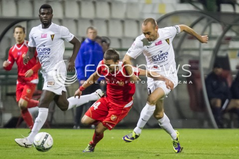  02.11.2013 LODZ PILKA NOZNA T-MOBILE EKSTRAKLASA SEZON 2013/2014 FOOTBALL POLISH EKSTRAKLASA SEASON WIDZEW LODZ - POGON SZCZECIN N/Z VELJKO BARROVIC BARTOSZ LAWA   