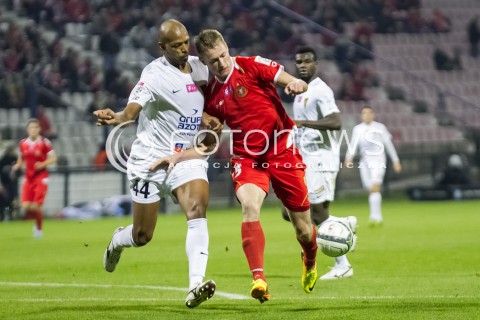  02.11.2013 LODZ PILKA NOZNA T-MOBILE EKSTRAKLASA SEZON 2013/2014 FOOTBALL POLISH EKSTRAKLASA SEASON WIDZEW LODZ - POGON SZCZECIN N/Z DA ROSA JOSE HERNANI EDUARDS VISNIAKOVS   