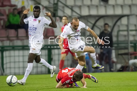  02.11.2013 LODZ PILKA NOZNA T-MOBILE EKSTRAKLASA SEZON 2013/2014 FOOTBALL POLISH EKSTRAKLASA SEASON WIDZEW LODZ - POGON SZCZECIN N/Z VELJKO BATROVIC BARTOSZ LAWA   