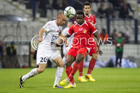  02.11.2013 LODZ PILKA NOZNA T-MOBILE EKSTRAKLASA SEZON 2013/2014 FOOTBALL POLISH EKSTRAKLASA SEASON WIDZEW LODZ - POGON SZCZECIN N/Z PRINCEWILL OKACHI BARTOSZ LAWA  