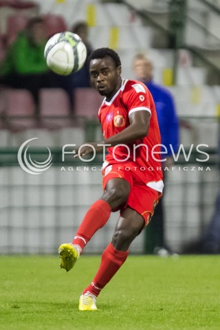  02.11.2013 LODZ PILKA NOZNA T-MOBILE EKSTRAKLASA SEZON 2013/2014 FOOTBALL POLISH EKSTRAKLASA SEASON WIDZEW LODZ - POGON SZCZECIN N/Z PRINCEWILL OKACHI SYLWETKA   
