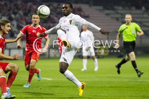  02.11.2013 LODZ PILKA NOZNA T-MOBILE EKSTRAKLASA SEZON 2013/2014 FOOTBALL POLISH EKSTRAKLASA SEASON WIDZEW LODZ - POGON SZCZECIN N/Z NGANGOVE TCHIAMI HERVE   
