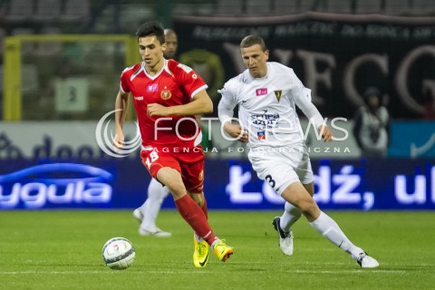  02.11.2013 LODZ PILKA NOZNA T-MOBILE EKSTRAKLASA SEZON 2013/2014 FOOTBALL POLISH EKSTRAKLASA SEASON WIDZEW LODZ - POGON SZCZECIN N/Z KRYSTIAN NOWAK MACIEJ DABROWSKI   