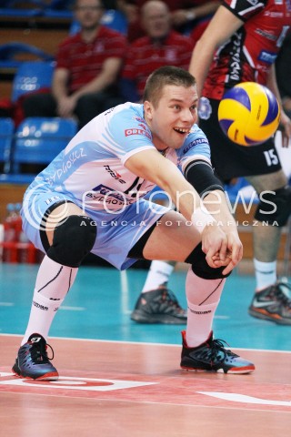  02.11.2013 RZESZOW <br />SIATKOWKA PLUS LIGA 2013/2014 MEN VOLLEYBALL POLAND POLISH PLUSLIGA LEAGUE SEASON 2013/2014 <br />MECZ ASSECO RESOVIA RZESZOW - TRANSFER BYDGOSZCZ<br />N/Z TOMASZ BONISLAWSKI SYLWETKA<br /> 