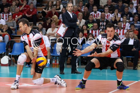  02.11.2013 RZESZOW <br />SIATKOWKA PLUS LIGA 2013/2014 MEN VOLLEYBALL POLAND POLISH PLUSLIGA LEAGUE SEASON 2013/2014 <br />MECZ ASSECO RESOVIA RZESZOW - TRANSFER BYDGOSZCZ<br />N/Z PETER VERES OLIEG ACHREM <br /> 