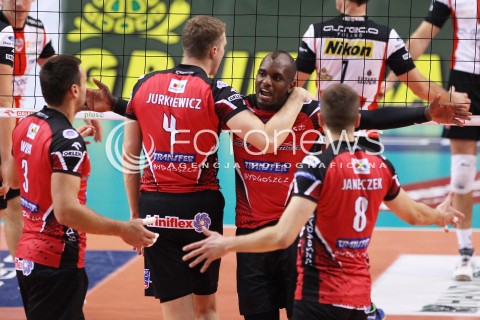  02.11.2013 RZESZOW <br />SIATKOWKA PLUS LIGA 2013/2014 MEN VOLLEYBALL POLAND POLISH PLUSLIGA LEAGUE SEASON 2013/2014 <br />MECZ ASSECO RESOVIA RZESZOW - TRANSFER BYDGOSZCZ<br />N/Z YASSER PORTUONDO WOJCIECH JURKIEWICZ MARCIN WALINSKI MARCIN WIKA RADOSC EMOCJE <br /> 