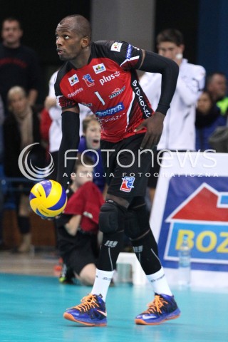  02.11.2013 RZESZOW <br />SIATKOWKA PLUS LIGA 2013/2014 MEN VOLLEYBALL POLAND POLISH PLUSLIGA LEAGUE SEASON 2013/2014 <br />MECZ ASSECO RESOVIA RZESZOW - TRANSFER BYDGOSZCZ<br />N/Z YASSER PORTUONDO SYLWETKA<br /> 