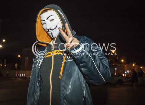  05.11.2013 WARSZAWA MARSZ MILIONA MASEK N/Z ANONIMOWI ANONYMOUS  