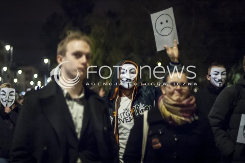  05.11.2013 WARSZAWA MARSZ MILIONA MASEK N/Z ANONIMOWI ANONYMOUS  