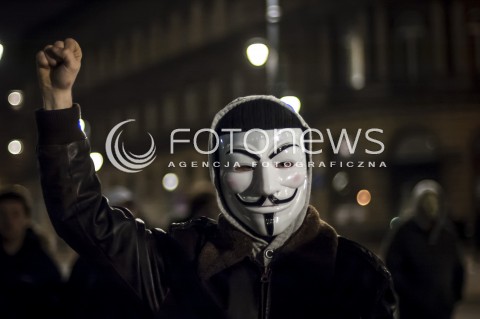  05.11.2013 WARSZAWA MARSZ MILIONA MASEK N/Z ANONIMOWI ANONYMOUS  