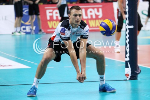  06.11.2013 RZESZOW POLAND <br />SIATKOWKA LIGA MISTRZOW MEN CEV VOLLEYBALL CHAMPIONS LEAGUE 2013 MATCH<br />ASSECO RESOVIA -  JIHOSTROJ CESKE BUDEJOVICE<br />N/Z PAUL LOTMAN SYLWETKA <br /> 