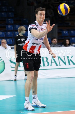  06.11.2013 RZESZOW POLAND <br />SIATKOWKA LIGA MISTRZOW MEN CEV VOLLEYBALL CHAMPIONS LEAGUE 2013 MATCH<br />ASSECO RESOVIA -  JIHOSTROJ CESKE BUDEJOVICE<br />N/Z JOCHEN SCHOPS SYLWETKA <br /> 