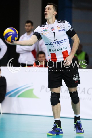  06.11.2013 RZESZOW POLAND <br />SIATKOWKA LIGA MISTRZOW MEN CEV VOLLEYBALL CHAMPIONS LEAGUE 2013 MATCH<br />ASSECO RESOVIA -  JIHOSTROJ CESKE BUDEJOVICE<br />N/Z OLIEG ACHREM SYLWETKA <br /> 