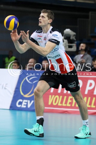  06.11.2013 RZESZOW POLAND <br />SIATKOWKA LIGA MISTRZOW MEN CEV VOLLEYBALL CHAMPIONS LEAGUE 2013 MATCH<br />ASSECO RESOVIA -  JIHOSTROJ CESKE BUDEJOVICE<br />N/Z PIOTR NOWAKOWSKI SYLWETKA <br /> 
